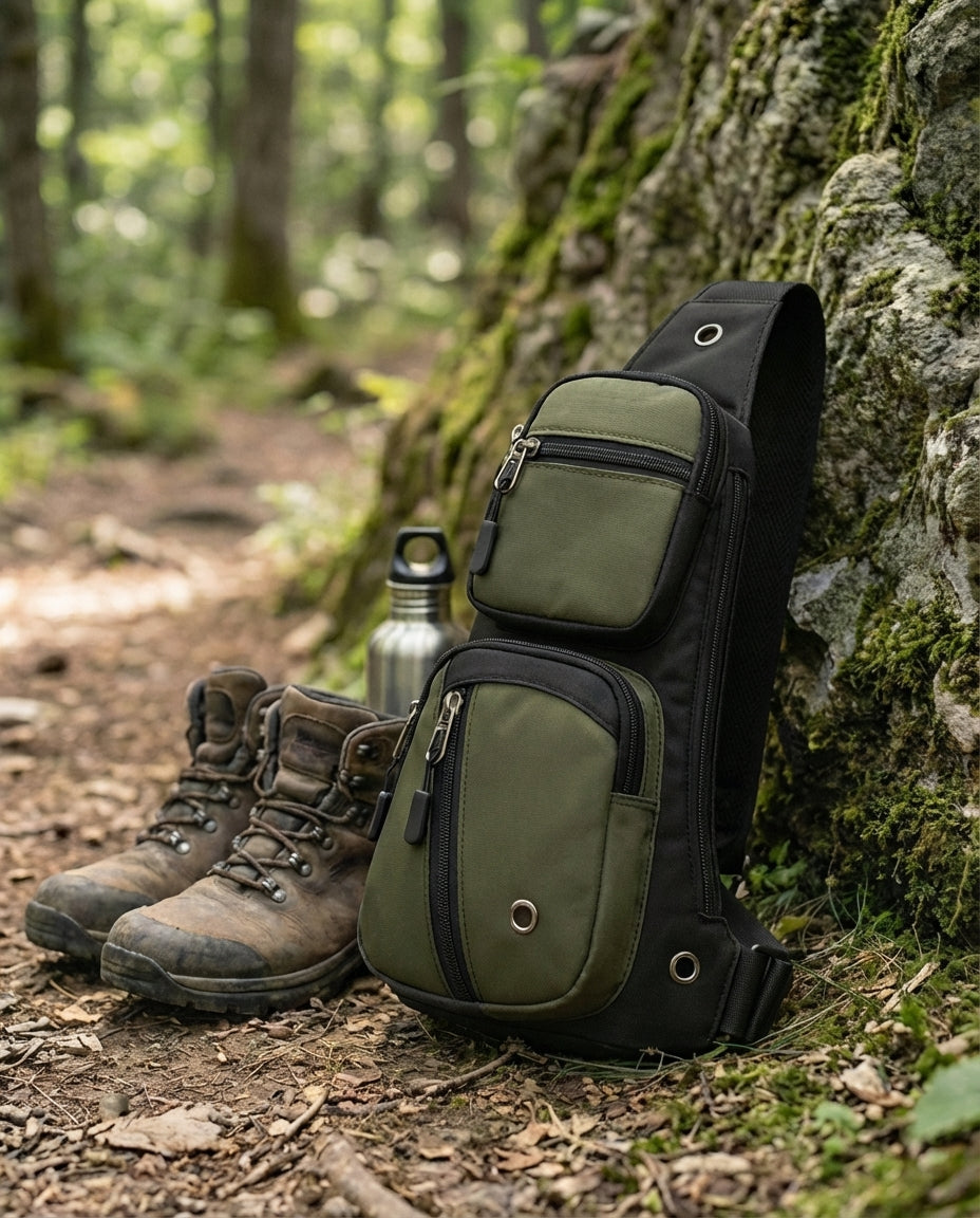 Tactical Sling Bag | Anti-Theft, Water-Resistant Chest Pack