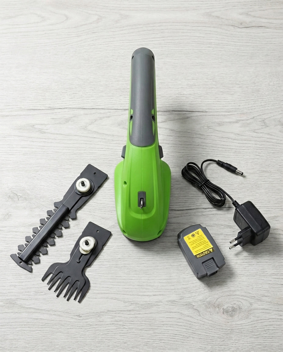 Cordless Hedge Trimmer – Lightweight One-Hand Pruning