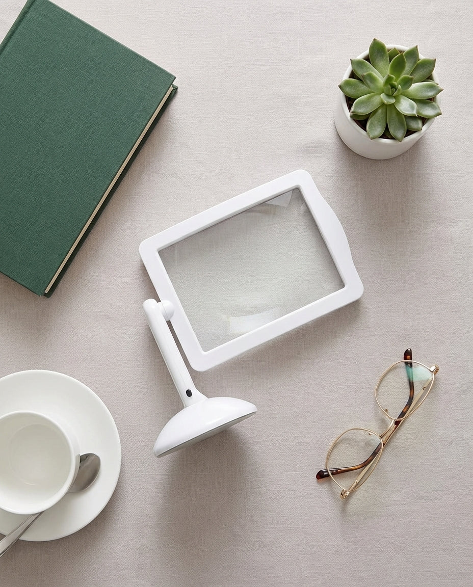 Page Magnifier with LED Light | ClaraVision Stand Magnifier