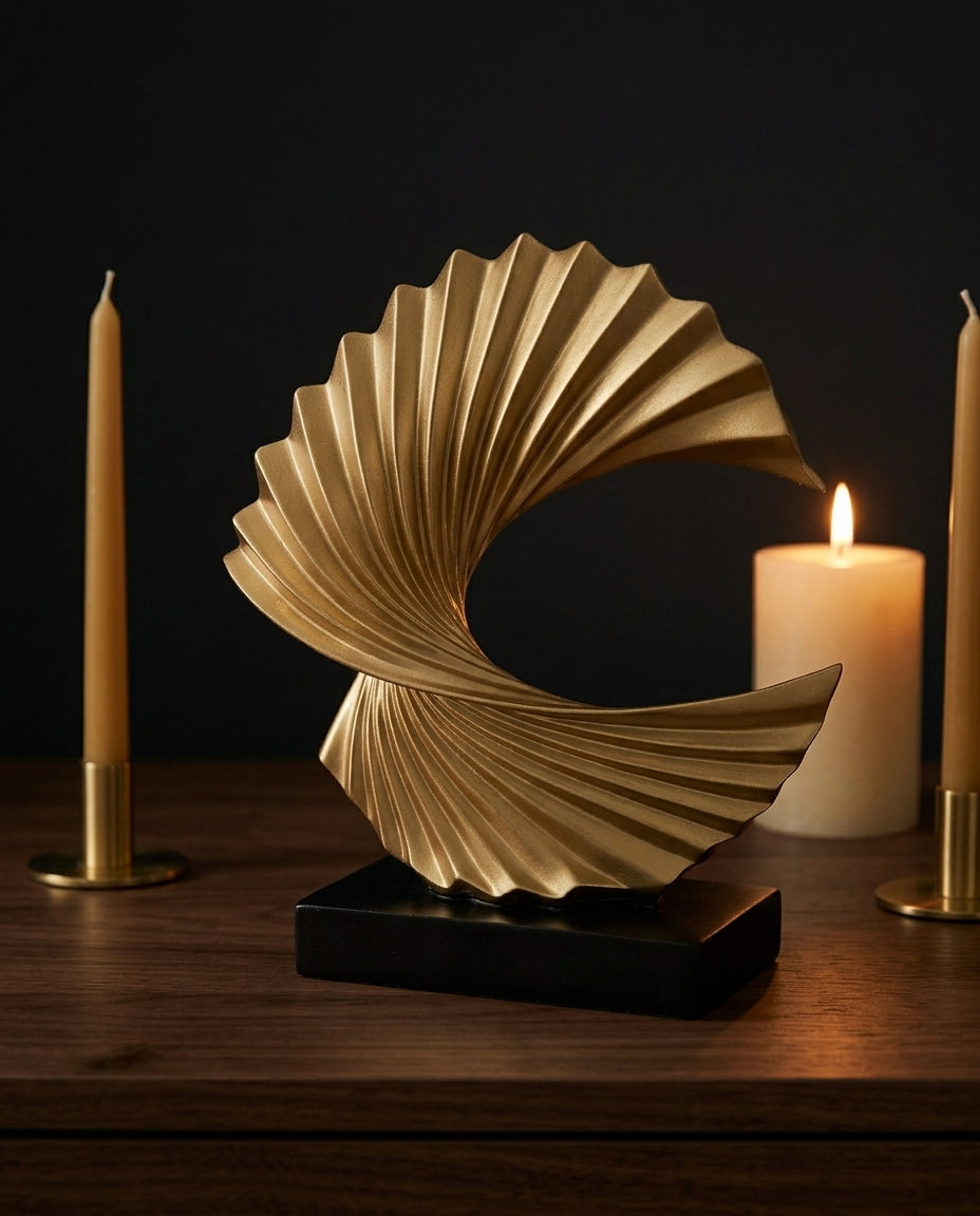 Half Moon Sculpture | Elegant Home & Office Décor