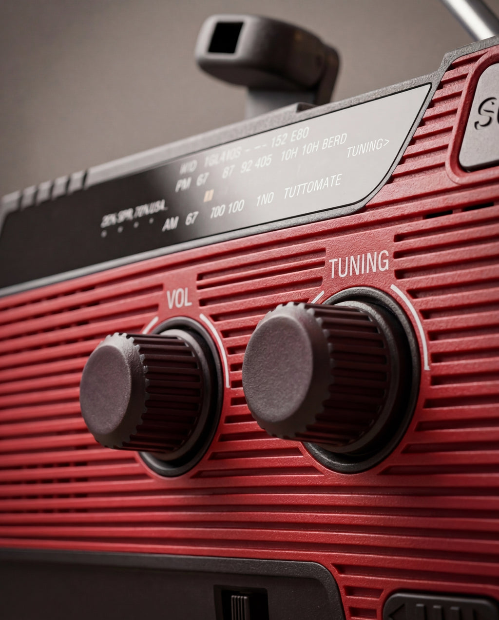 Solar Emergency Radio | 5-Power Hand-Crank Weather Alert