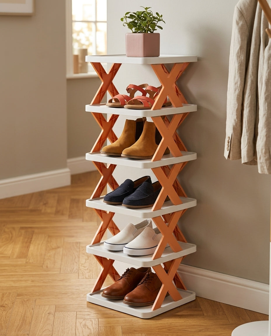Vertical Shoe Rack | Multi-Tier Space-Saving Storage Stand