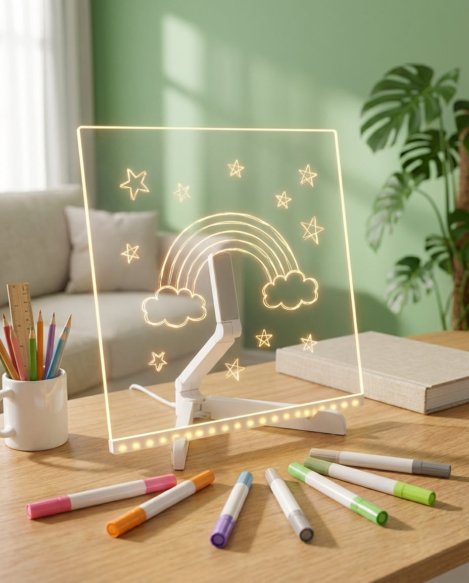 LED Drawing Board for Kids | GlowSketch Light Pad