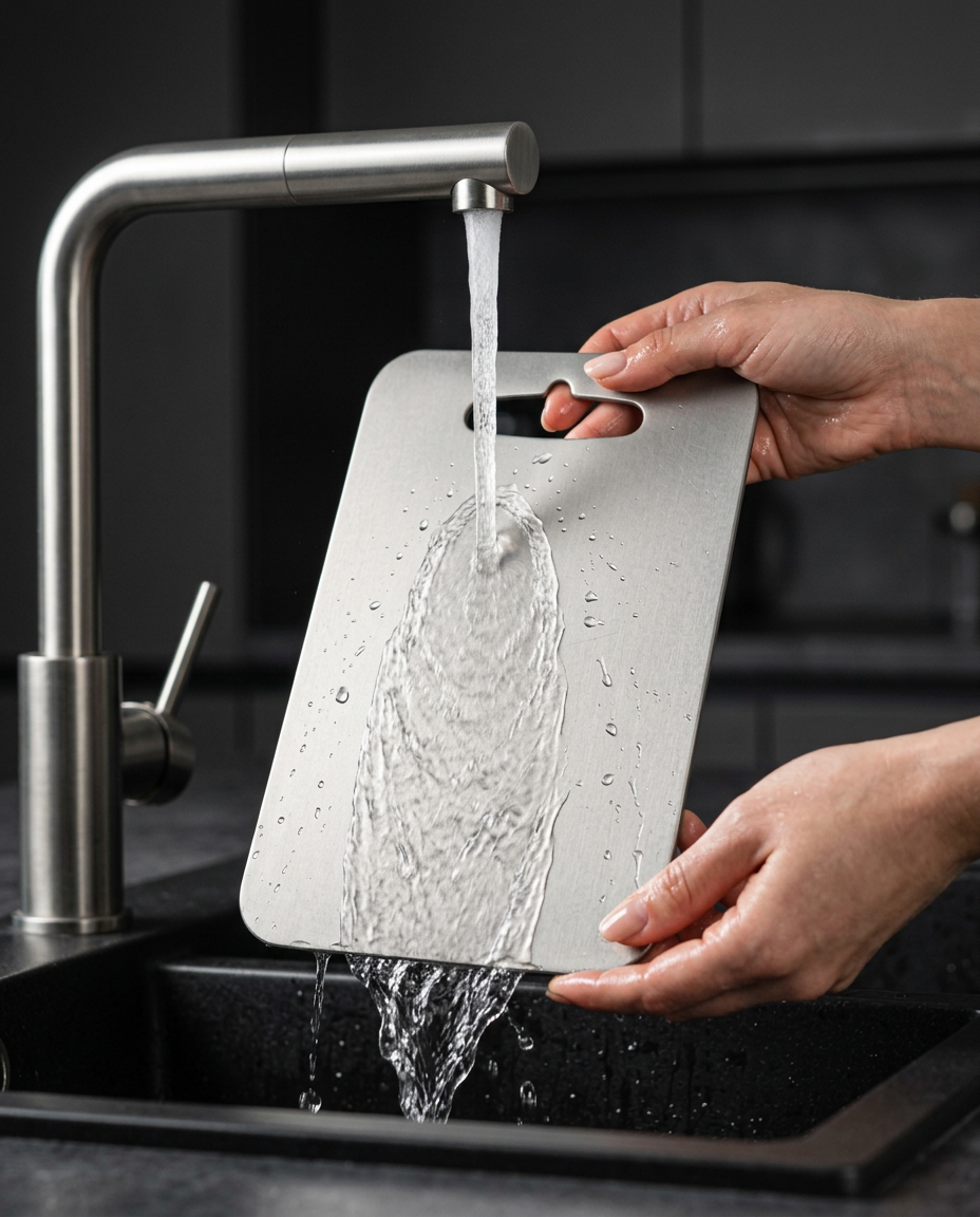 Titanium Cutting Board | Antibacterial BPA-Free Kitchen Board