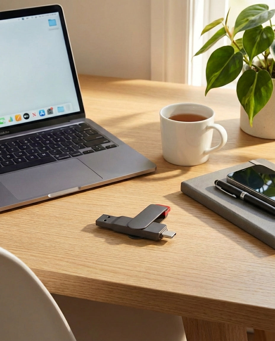 VaultDrive SwiftVault | USB Stick — Dual USB-C & USB-A