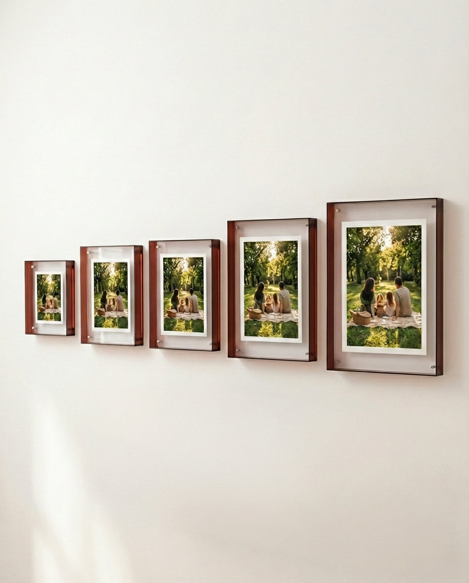 Coloured Acrylic Photo Frame | Modern Minimalist Design