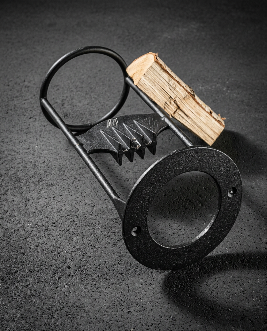 Cast Iron Log Splitter | Manual Wood Splitting Tool