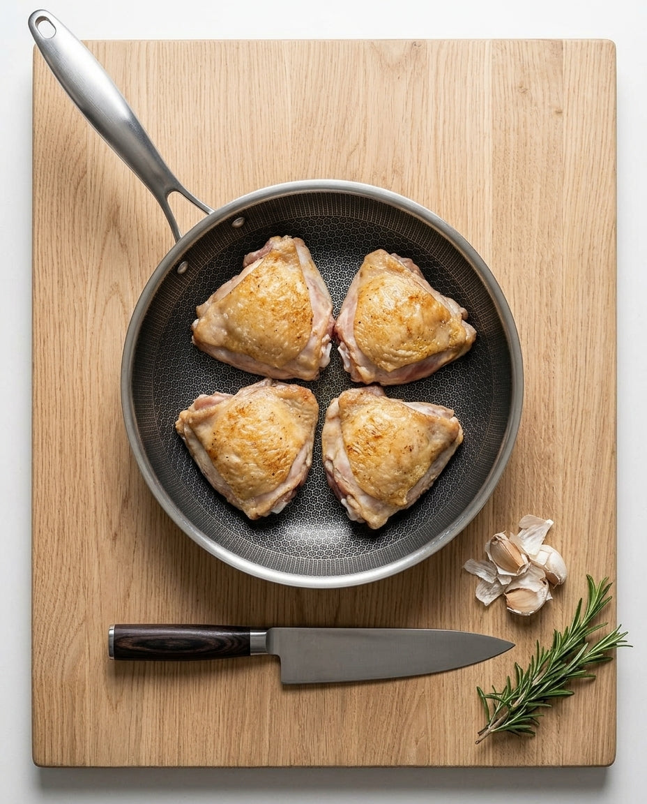 Stainless Steel Non-Stick Frying Pan | PixelCook Pro 30cm