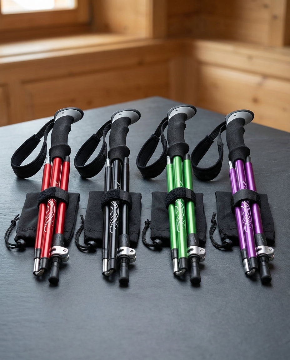 Folding Trekking Pole | Adjustable Telescopic Walking Sticks
