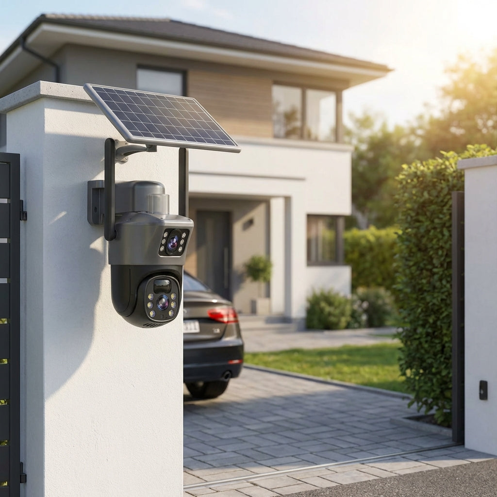 Solar Wireless Security Camera 4K | SolarVision Pro