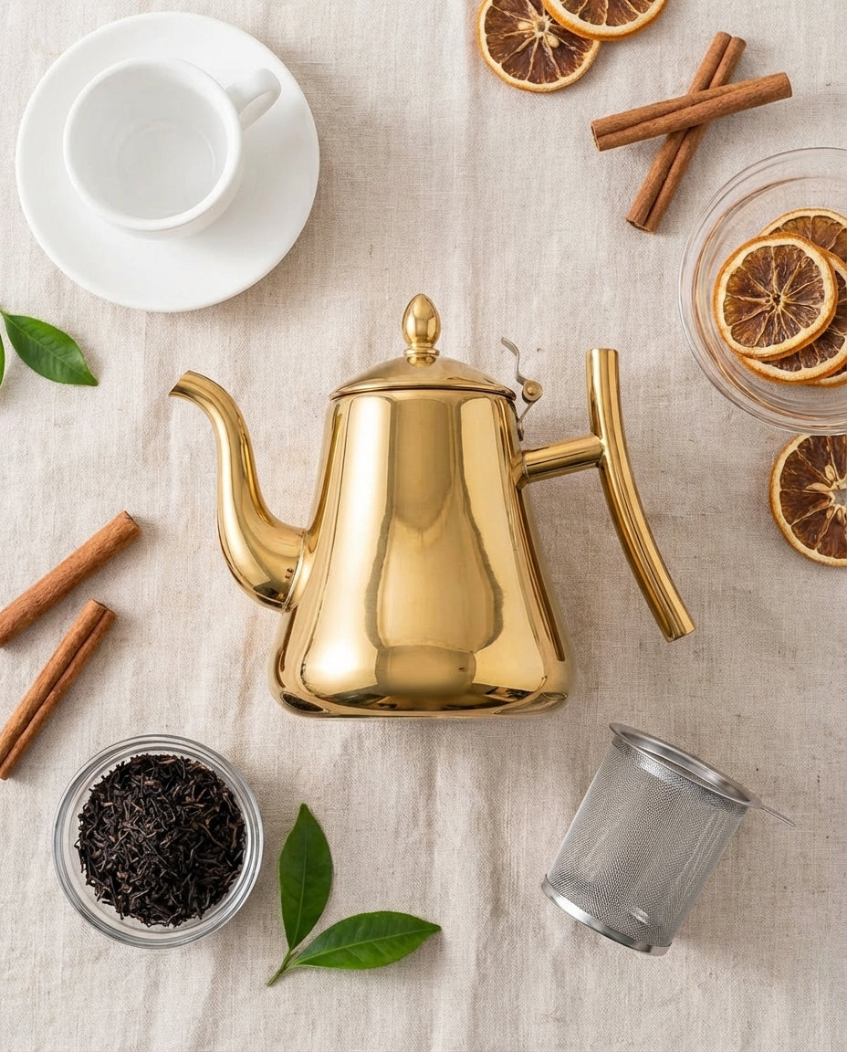 Induction Kettle with One Filter | Stainless Steel Tea Kettle