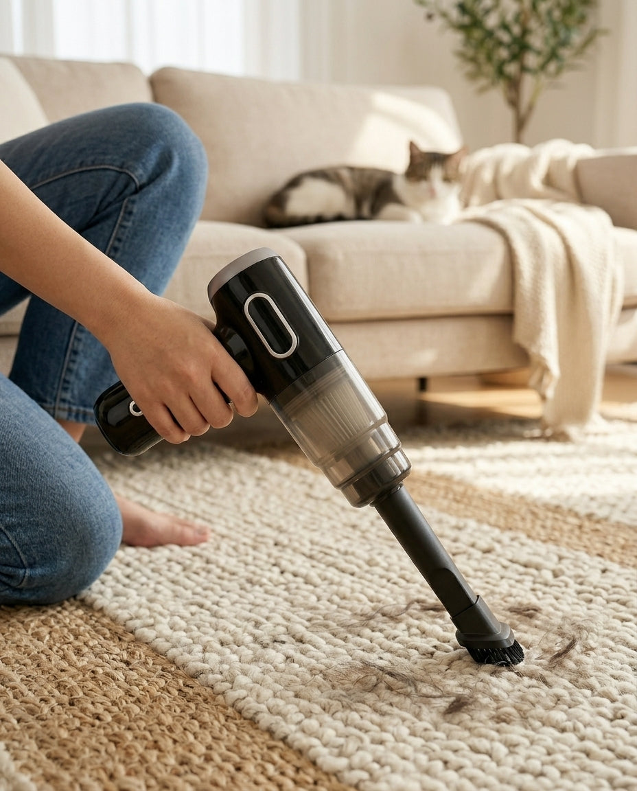 Portable Handheld Car Vacuum Cleaner | Wireless Rechargeable