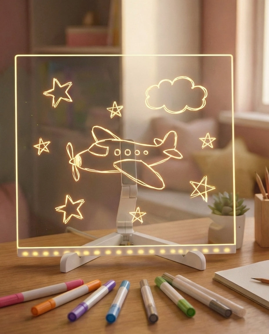 LED Drawing Board for Kids | GlowSketch Light Pad