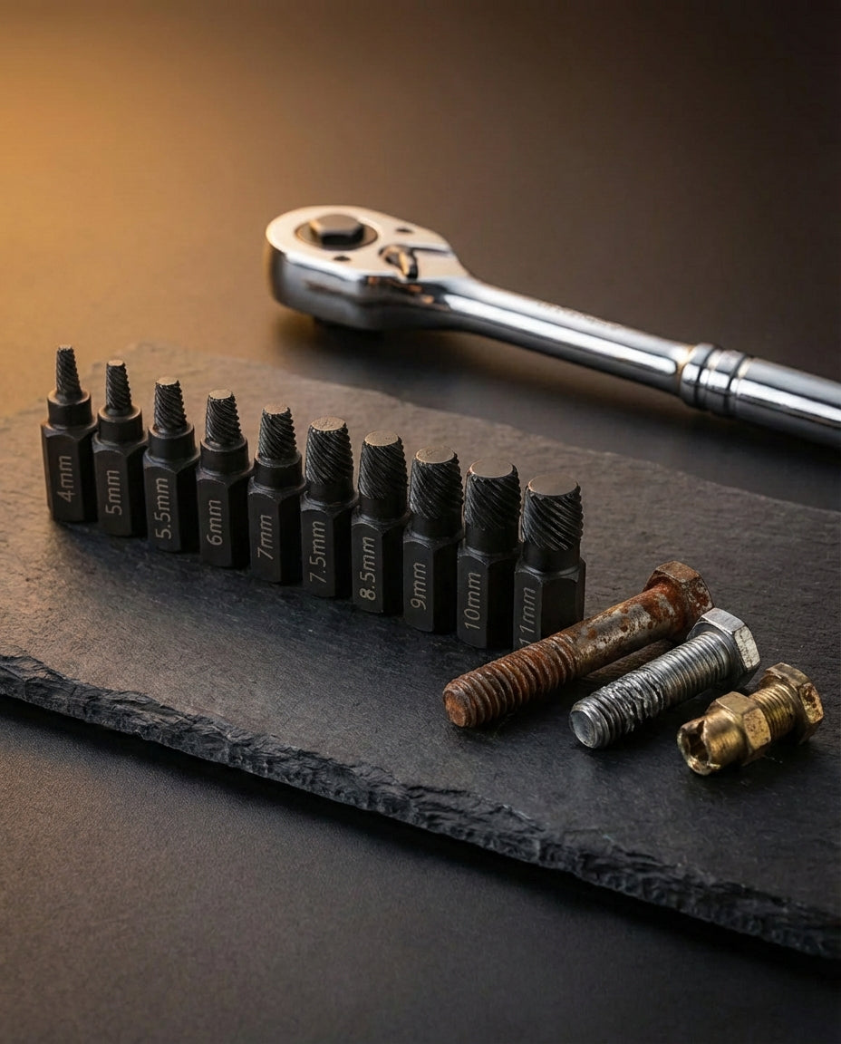 GripForce Pro 10-Piece Bolt Extractor Set