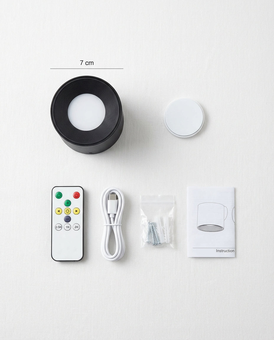 LumiOrb 360 — Cordless Wall Light