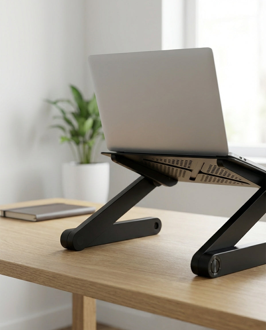Adjustable Laptop Stand with Mouse Pad | OmniDesk Pro