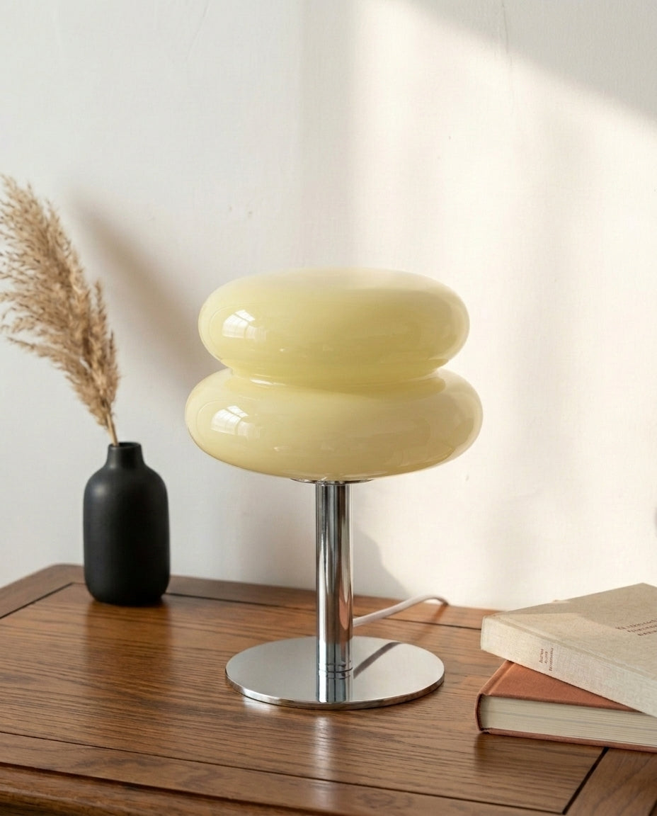 LED Bauhaus Table Lamp | Retro Orb Glow Desk Light