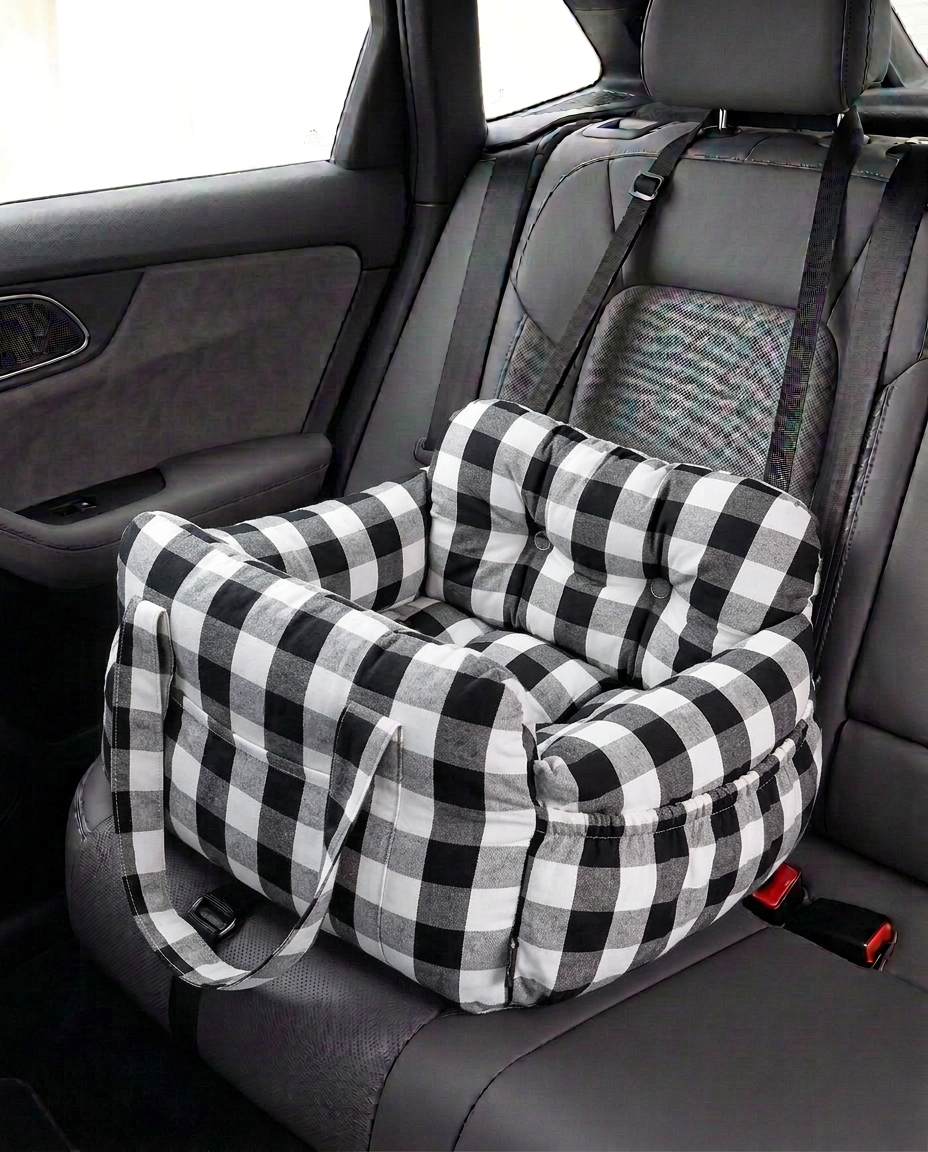 Dog Car Seat Bed | Cosy Ride Bolster – Safe & Washable