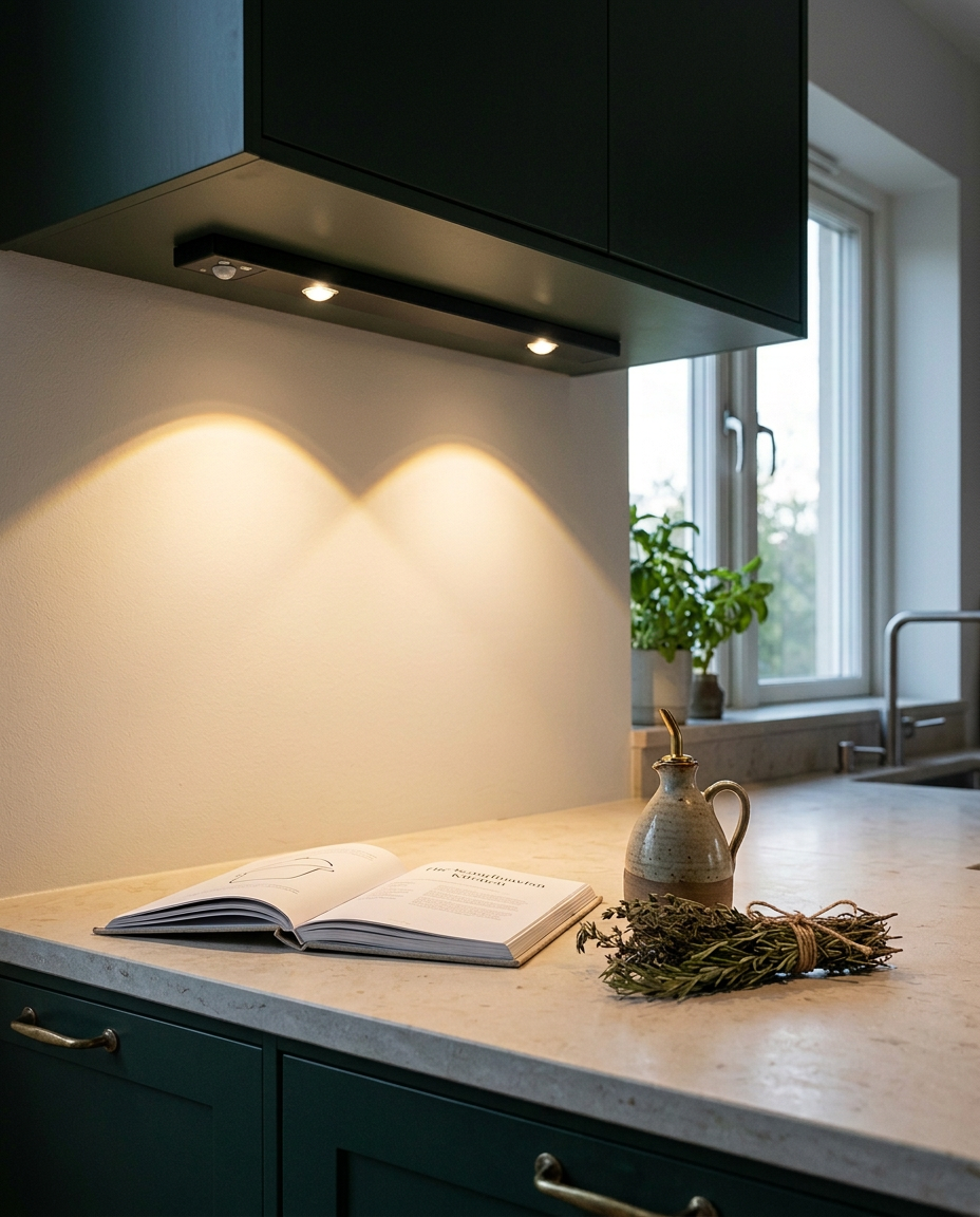 Motion Sensor LED Light Bar – Wireless Under-Cabinet Lamp