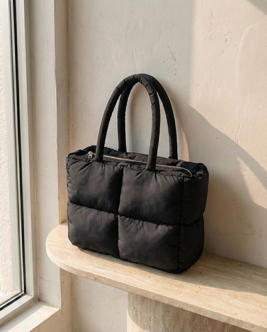 Puffer Shoulder Bag | Lightweight Everyday Carry – Cloud
