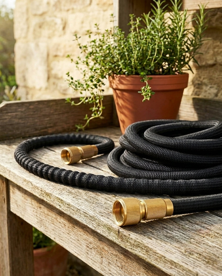 Expandable Garden Hose | High-Pressure Flexible Watering Hose