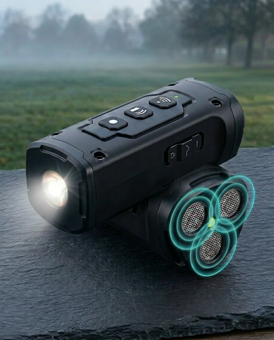 Ultrasonic Anti-Barking Device – Rechargeable with LED Torch