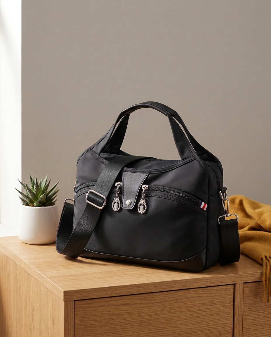 Anti-Theft Crossbody Handbag – Waterproof Oxford Tote