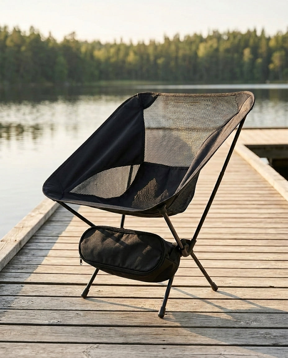 Foldable Camping Chair | Lightweight Backpack Beach Seat