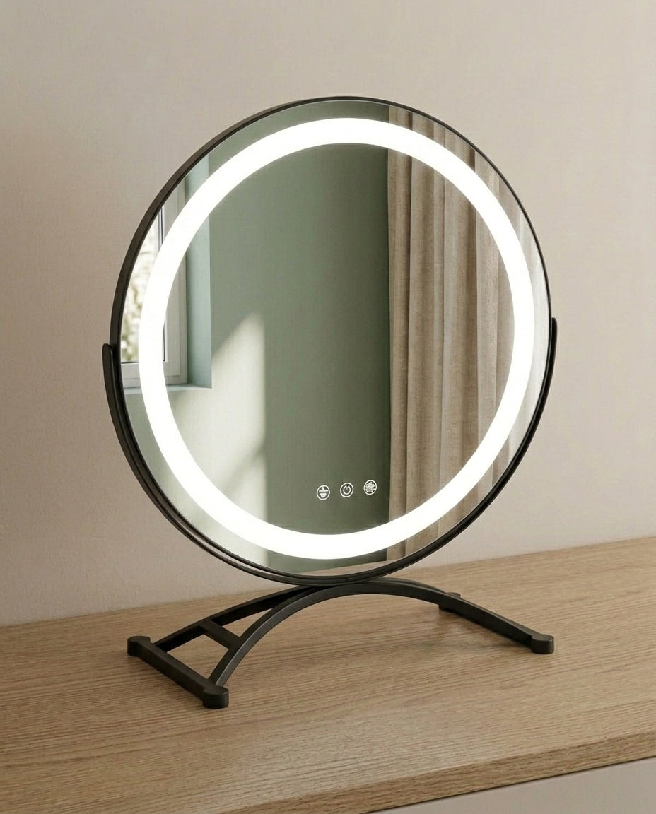 LED Makeup Mirror with Touch Control | Lumi Glow