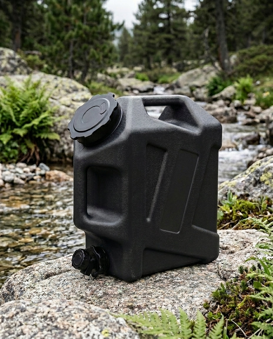 12L Camping Water Carrier | Portable Jerry Can with Tap