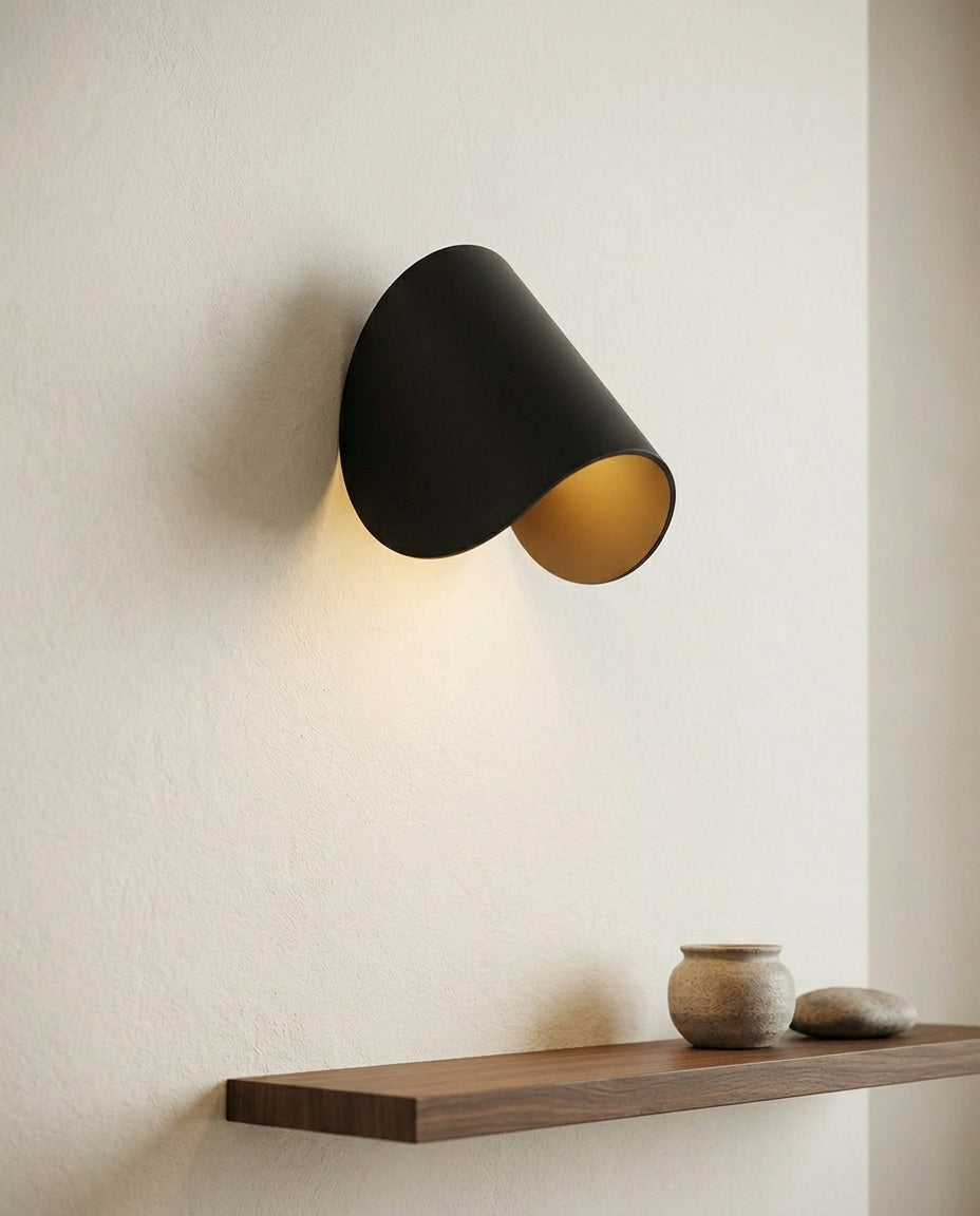 Colour-Changing LED Wall Light | Modern Brushed Design