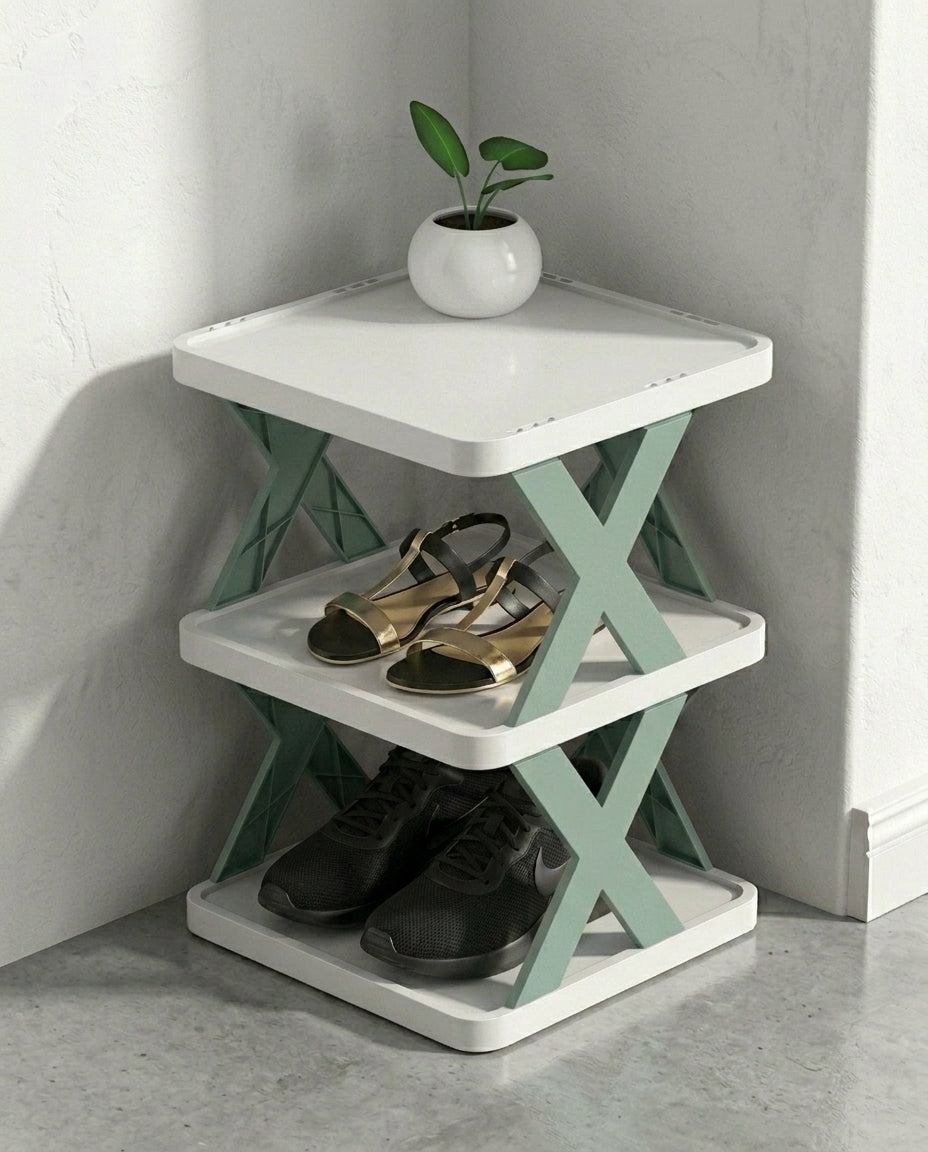 Vertical Shoe Rack | Multi-Tier Space-Saving Storage Stand
