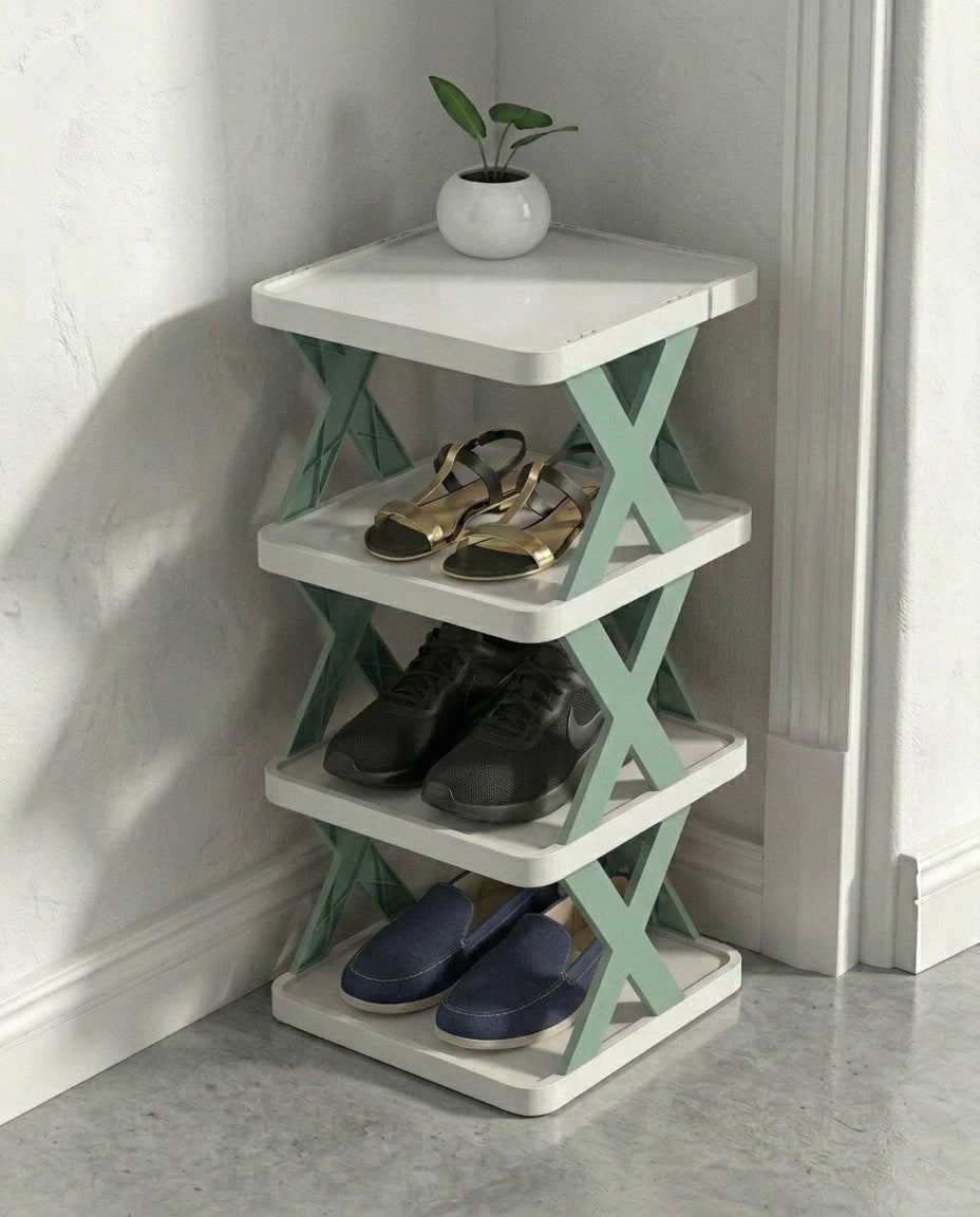 Vertical Shoe Rack | Multi-Tier Space-Saving Storage Stand