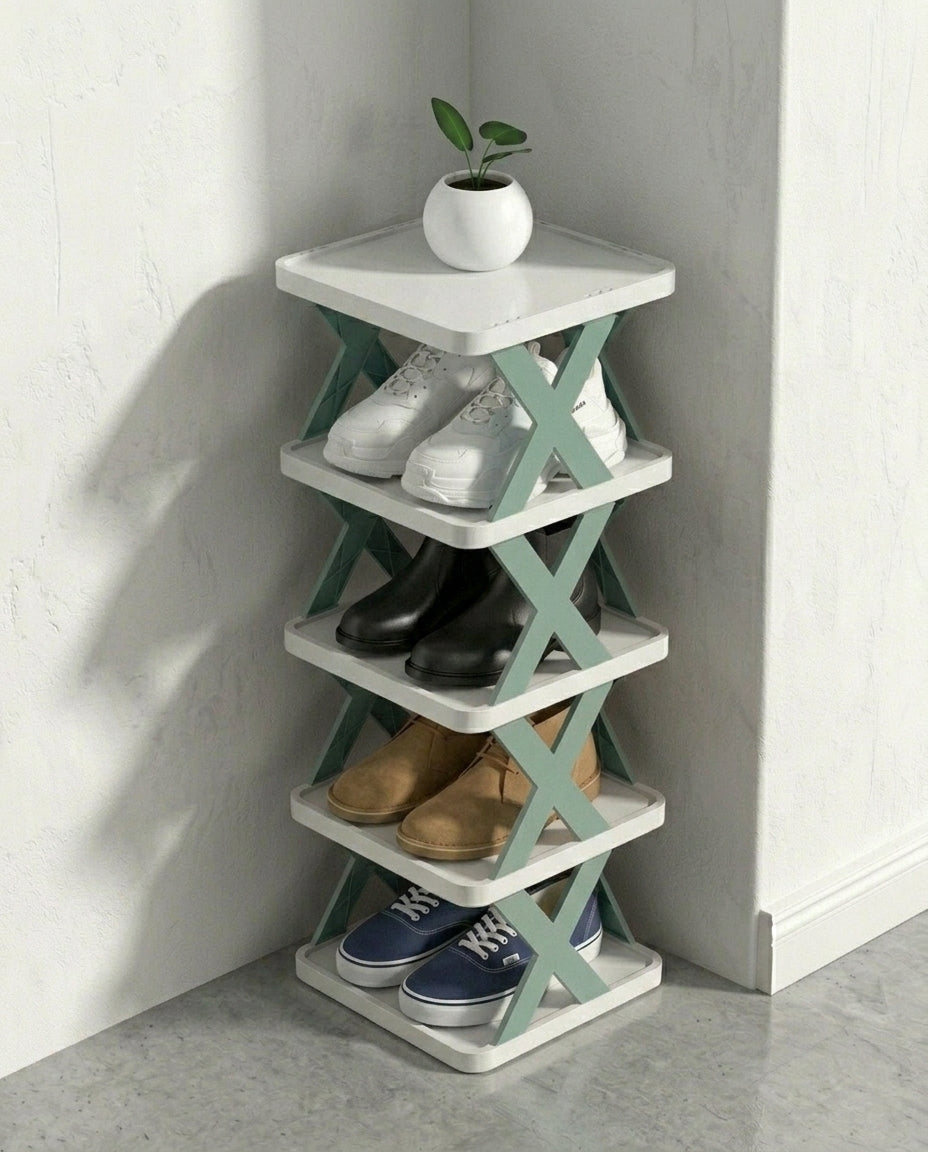 Vertical Shoe Rack | Multi-Tier Space-Saving Storage Stand