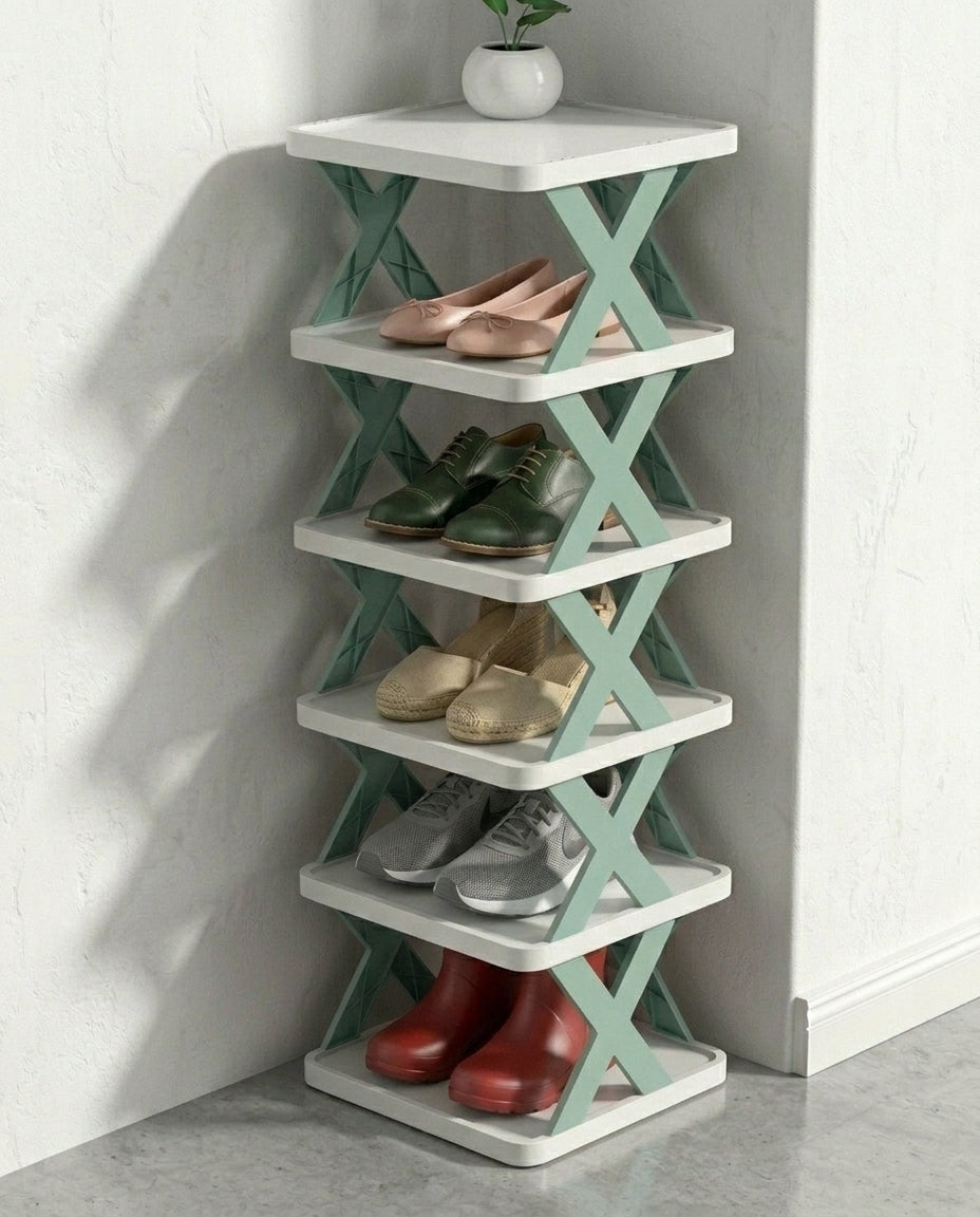 Vertical Shoe Rack | Multi-Tier Space-Saving Storage Stand