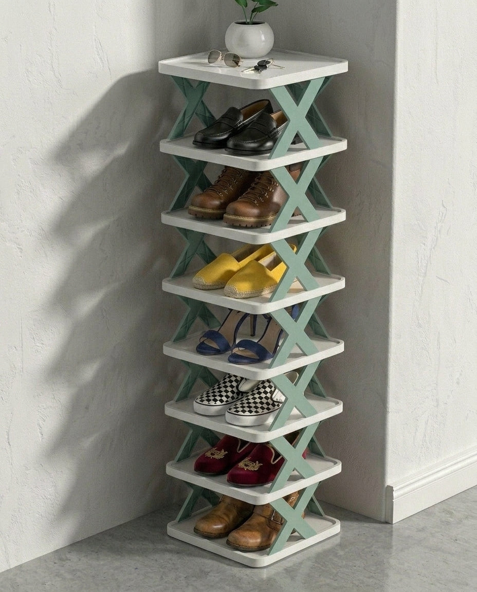 Vertical Shoe Rack | Multi-Tier Space-Saving Storage Stand