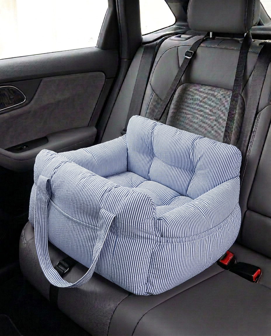 Dog Car Seat Bed | Cosy Ride Bolster – Safe & Washable