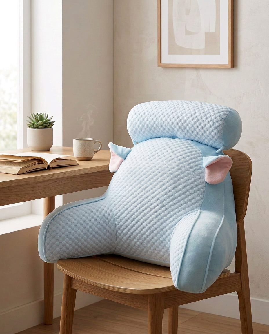 Back Support Cushion – Lumbar Pillow for Chair & Sofa