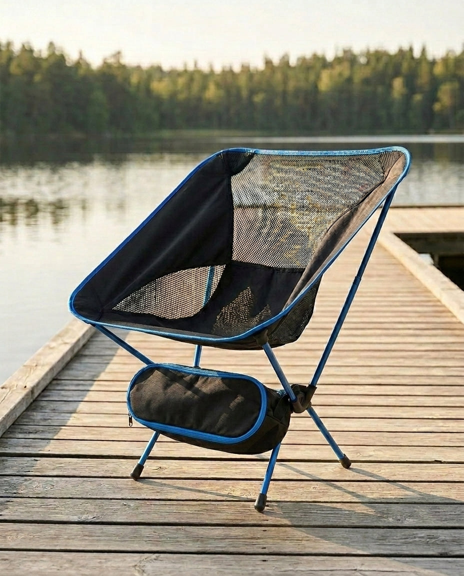 Foldable Camping Chair | Lightweight Backpack Beach Seat