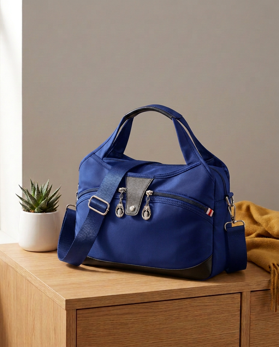 Anti-Theft Crossbody Handbag – Waterproof Oxford Tote