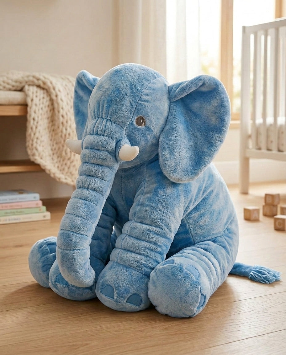 Plush Elephant Cuddle Cushion – Soft Baby Comfort Toy