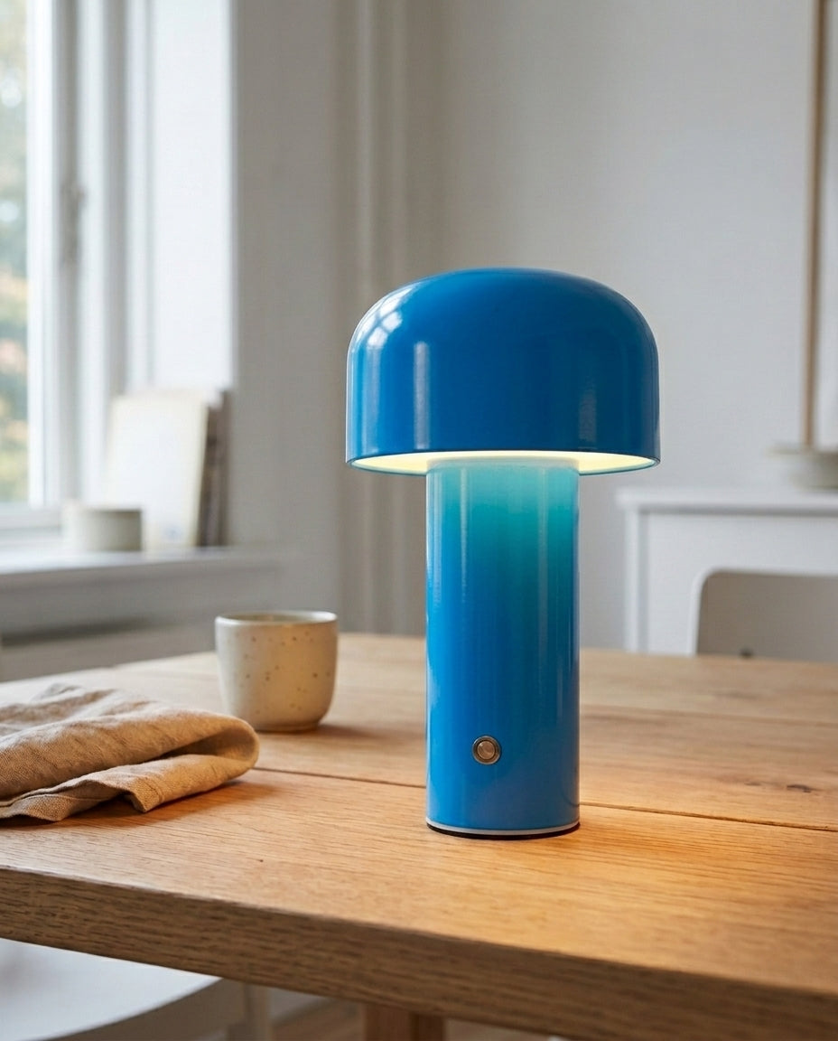 Mushroom Table Lamp | Rechargeable LED Touch Light