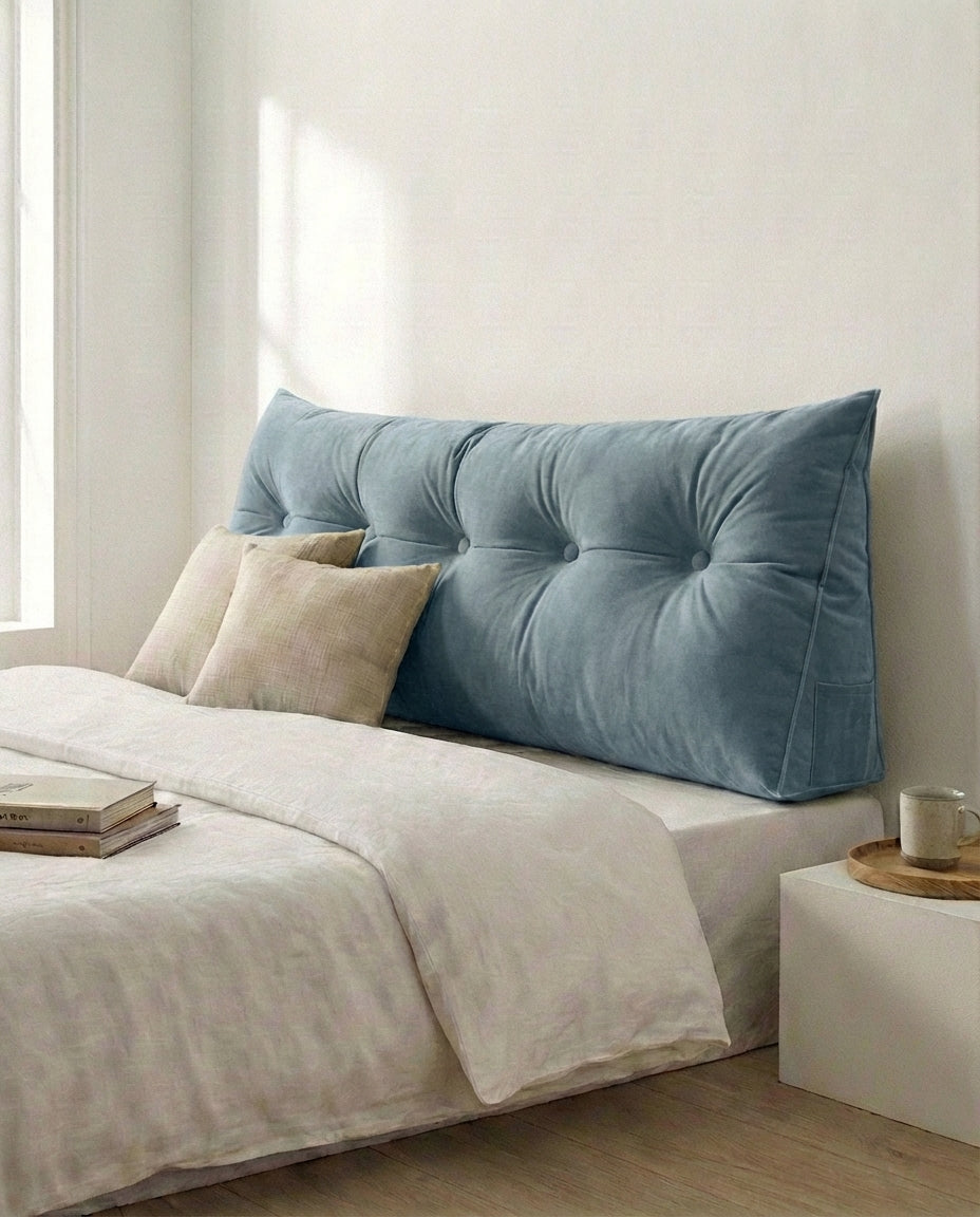 Bed Reading Pillow | Ergonomic Backrest Cushion for Sitting Up
