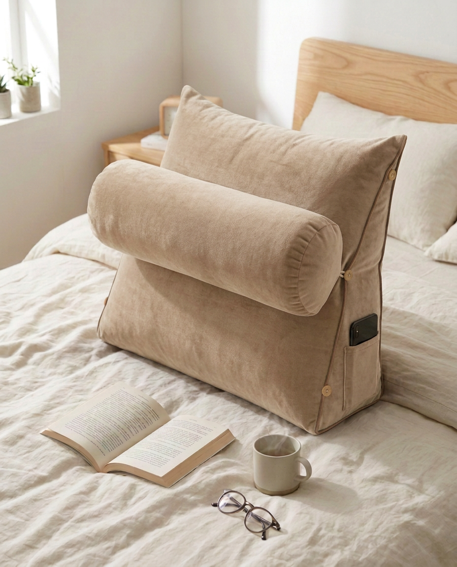 Reading Wedge Pillow | Ergonomic Back Support Cushion