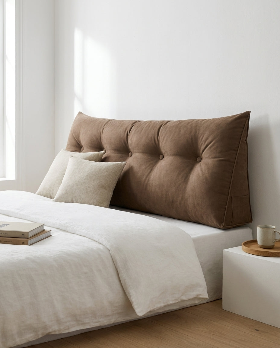 Bed Reading Pillow | Ergonomic Backrest Cushion for Sitting Up