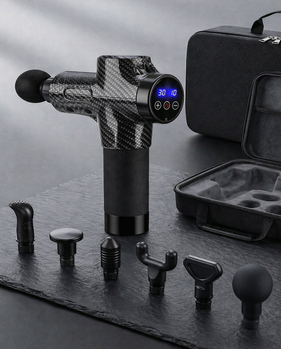 Massage Gun with 6 Attachments | Deep Muscle Relief