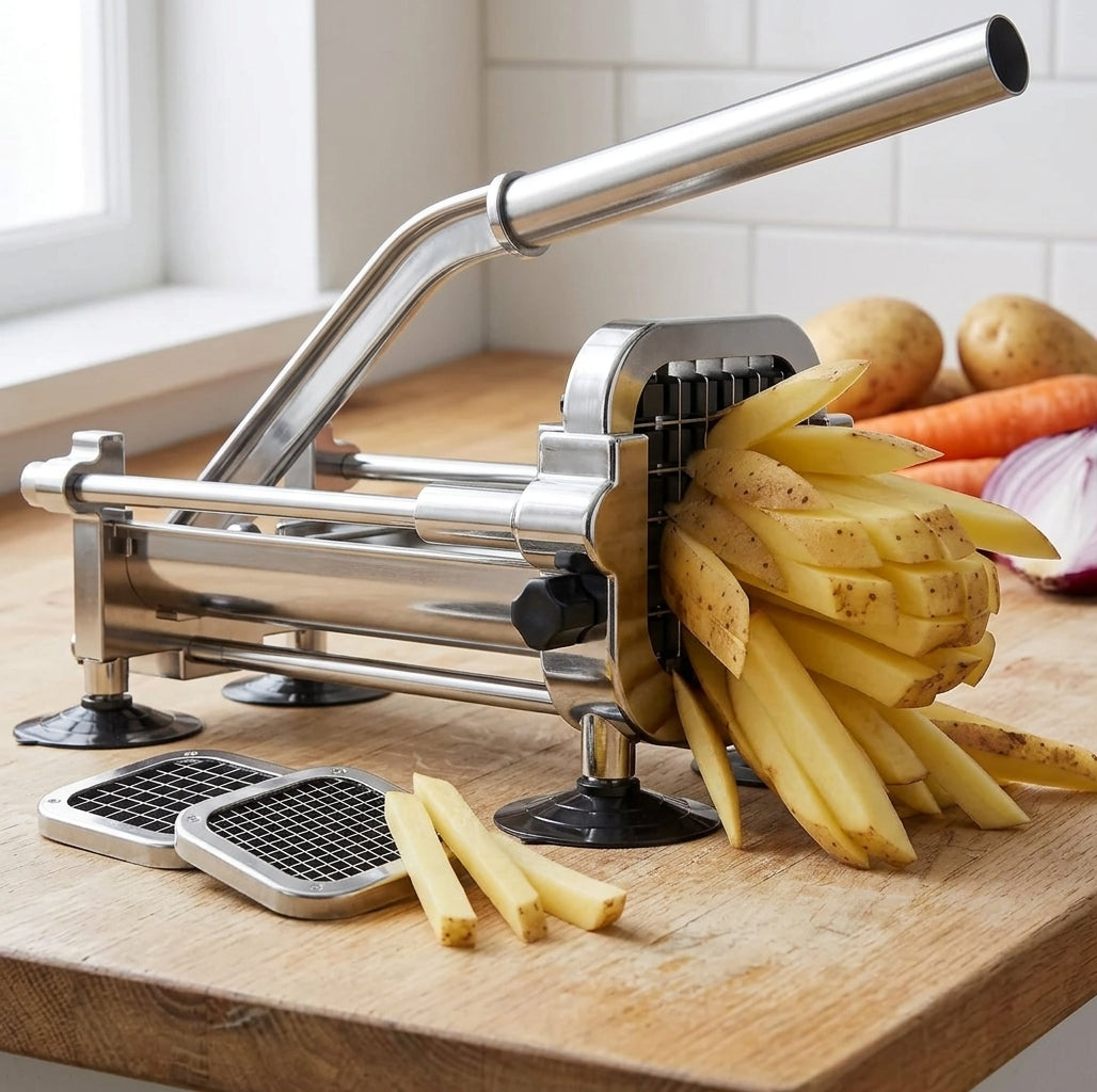 French Fry Cutter – Stainless Steel Vegetable Slicer