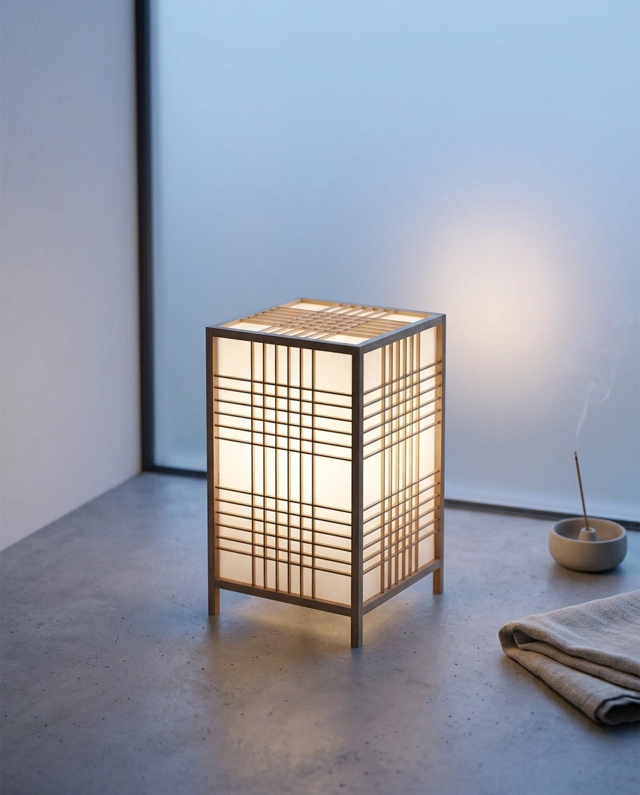 Japanese Table Lamp – Bamboo Zen Light | 4 Sizes
