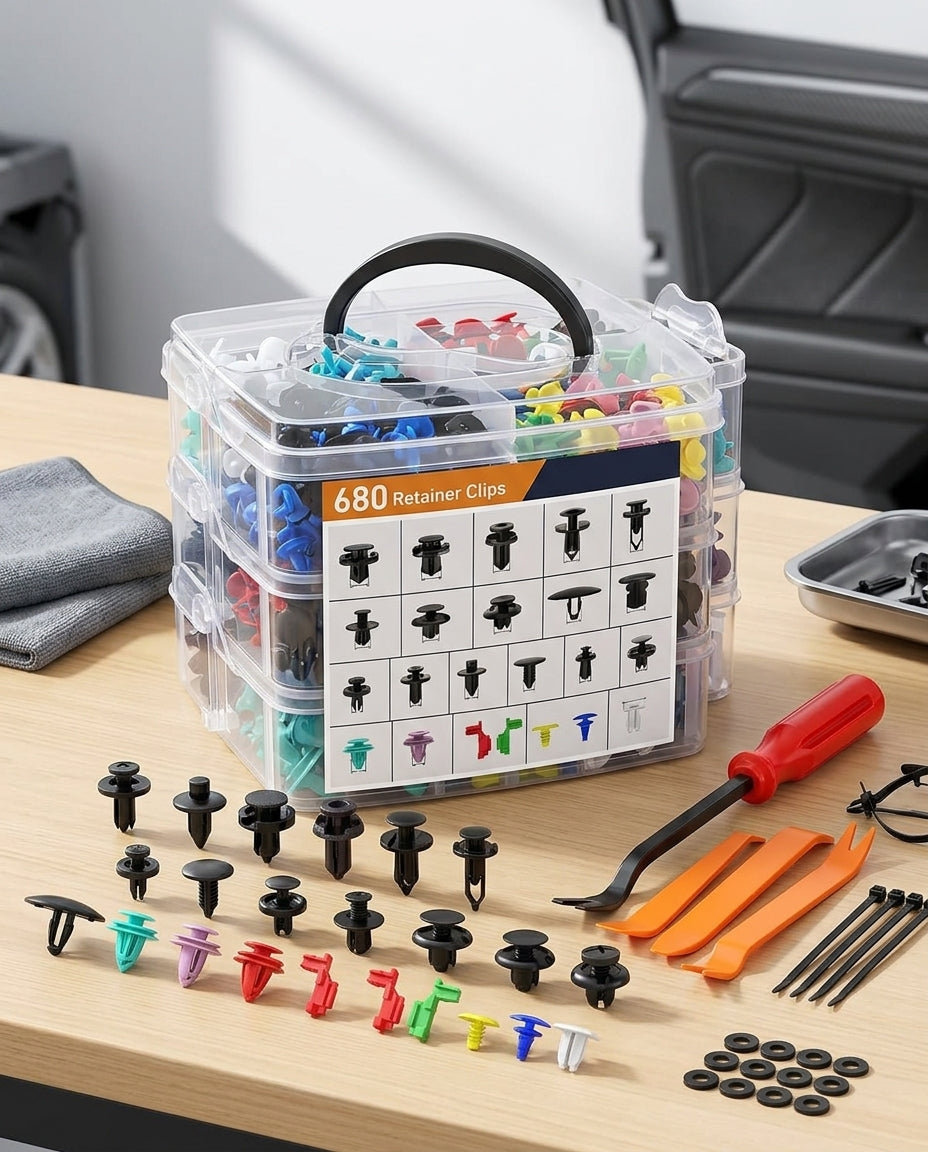 ClipVault 680 | The Complete Car Fastener Rescue Kit