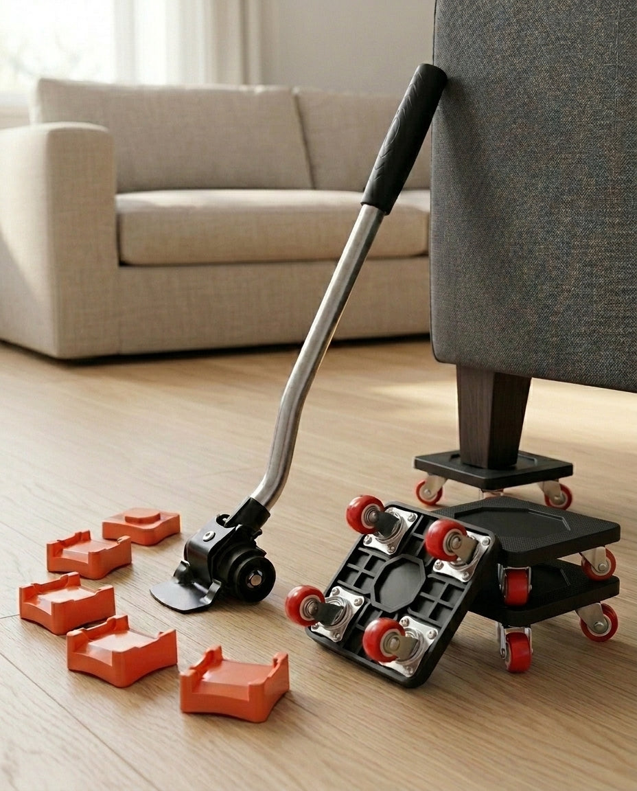 Heavy Furniture Mover Kit | Lift & Slide Up to 500 kg